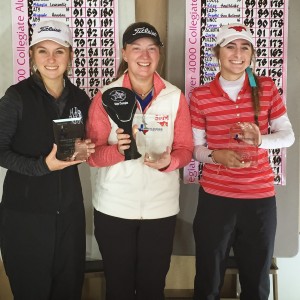 Kenzie Wright 1st Place (middle) -with Shawnee Allen (left) and Sophia  DiGesualdo (right) 